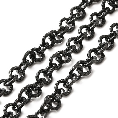 Ion Plating(IP) 304 Stainless Steel Textured Cable Chains STAS-B040-02B-1