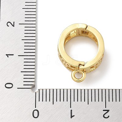 Rack Plating Brass Enhancer Shortener Bails KK-L224-020G-1