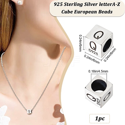 Sterling Silver Beads STER-WH20009-04Q-P-1