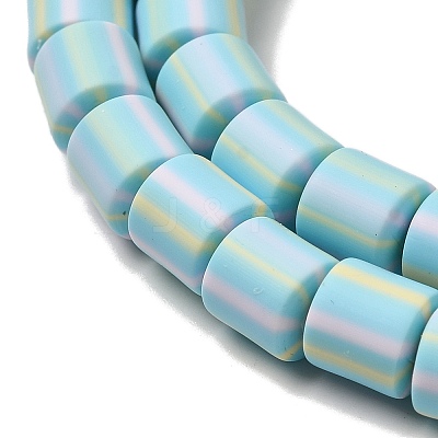Polymer Clay Beads Strands CLAY-H006-01I-1