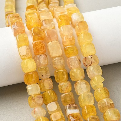 Natural Dragon Veins Agate Beads Strands G-G177-E08-05-1