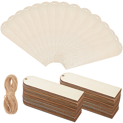 DIY Wood Bookmarks Making Kits WOOD-SP0001-21A-1