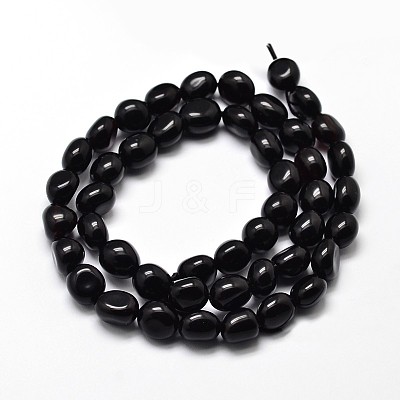 Dyed Natural Obsidian Nuggets Beads Strands LS-G-J335-04-1