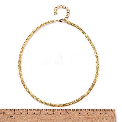 304 Stainless Steel Chain Necklaces NJEW-A041-01G-1