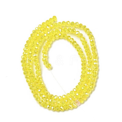 Electroplate Glass Beads Strands EGLA-R048-2mm-22-1