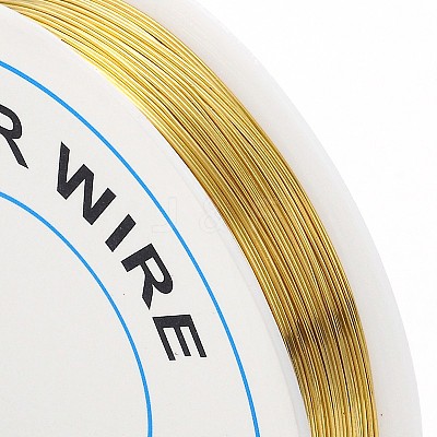 Round Copper Jewelry Wire X-CW0.4mm007-1