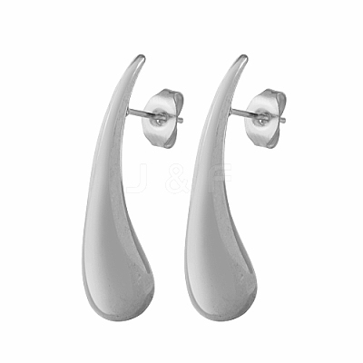 304 Stainless Steel Stud Earrings for Women IL8099-1-1