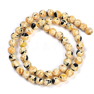 Sythetic Amber Beads Strands X1-G-M199-02C-1