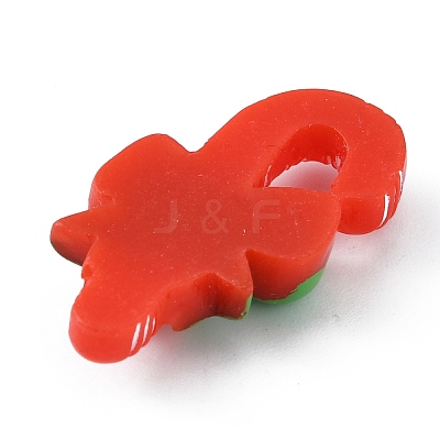 Christmas Theme Opaque Resin Cabochons LS-CRES-WH0013-09B-1