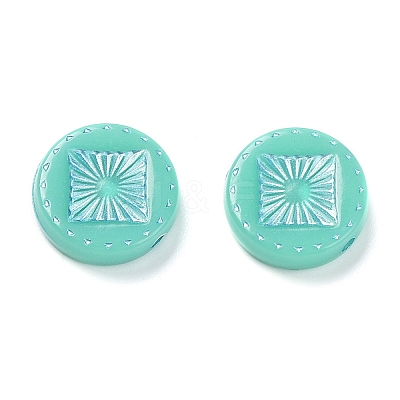 Opaque Acrylic Beads OACR-G016-07C-1