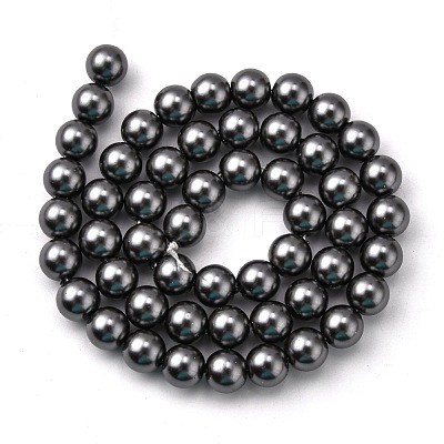 Eco-Friendly Glass Pearl Beads HY-J002-8mm-HX088-1
