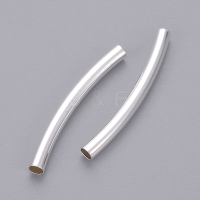 Brass Tube Beads X-KK-H659-S-1