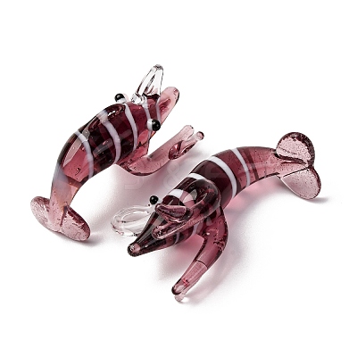 Handmade Lampwork Pendants LAMP-Z013-02D-1