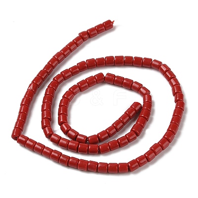 Dyed Synthetic Coral Beads Strands CORA-P010-01-1