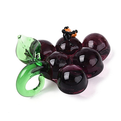 Handmade Lampwork Pendants LAMP-N034-14E-1