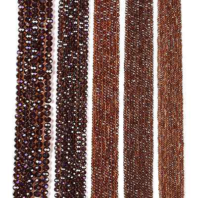 Electroplate Glass Beads Strands EGLA-A044-T2mm-B02-1