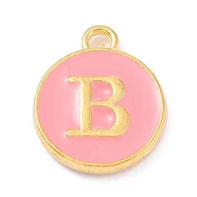 Golden Plated Alloy Enamel Charms LS-ENAM-Q437-14B-1