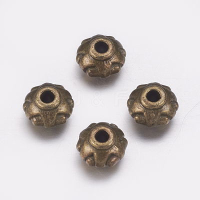 Tibetan Style Alloy Spacer Beads X-TIBEB-A24612-AB-FF-1