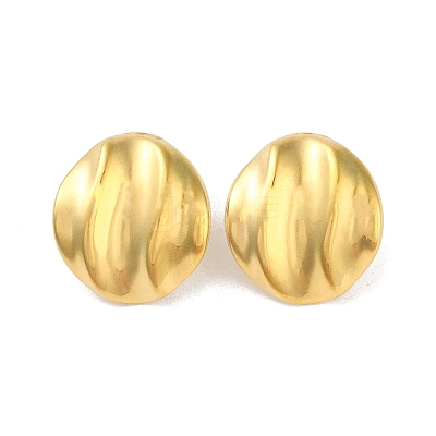 304 Stainless Steel Stud Earrings for Women EJEW-Z049-07G-1