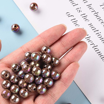 Opaque Acrylic Beads MACR-S370-D10mm-A17-1