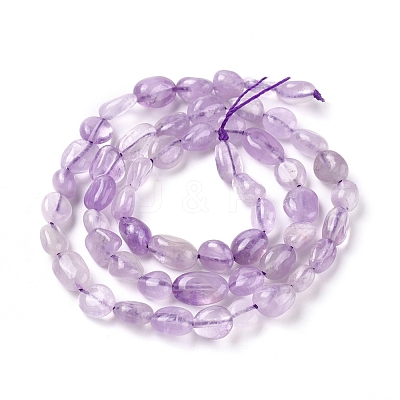 Natural Lavender Amethyst Beads Strands G-L478-51-1