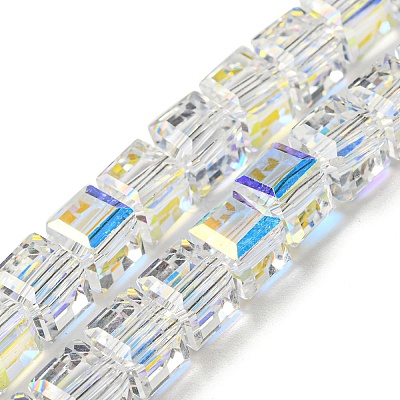 Electroplate Glass Beads Strands EGLA-M031-01A-HR10-1