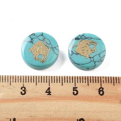 Synthetic Turquoise Beads G-F775-C12-1