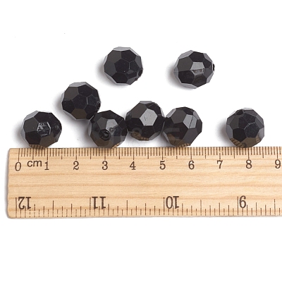 Opaque Acrylic Beads X-PAB14mmY-1-1