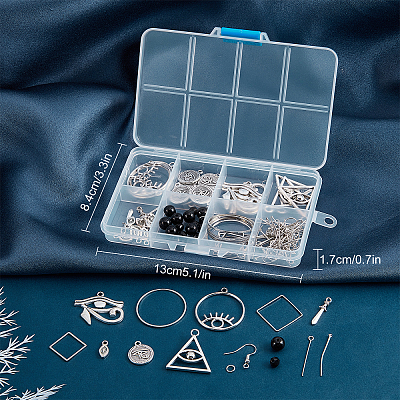 DIY Eye of Ra/Re Dangle Earring Making Kits DIY-SC0019-68-1