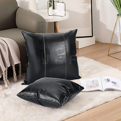 Square Imitation Leather Pillow Case AJEW-WH20006-406C-1