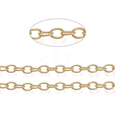 Brass Cable Chains CHC-K010-01G-1
