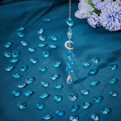 120Pcs Glass Sew on Rhinestones GLAA-SP0001-72F-1