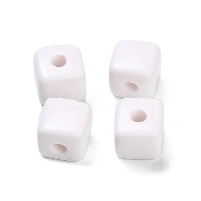 Opaque Acrylic European Beads MACR-L011-03-1