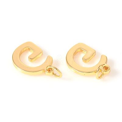 Brass Charms X-KK-I672-01G-G-1