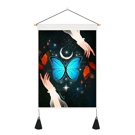 Polyester Wall Hanging Tapestry PW-WG30096-03-1