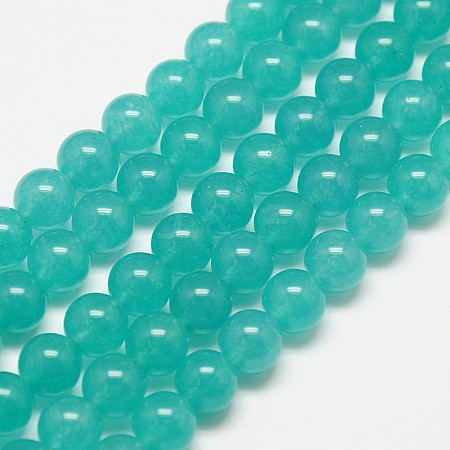 Natural Malaysia Jade Bead Strands G-M101-8mm-05-1
