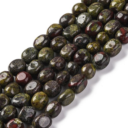 Natural Dragon Blood Beads Strands G-G146-A28-01-1