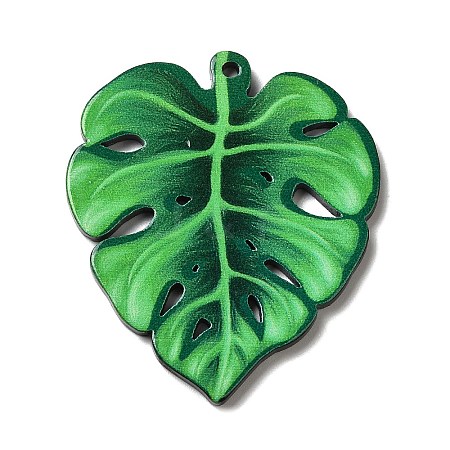 Opaque Acrylic Pendants LS-SACR-L006-003B-1