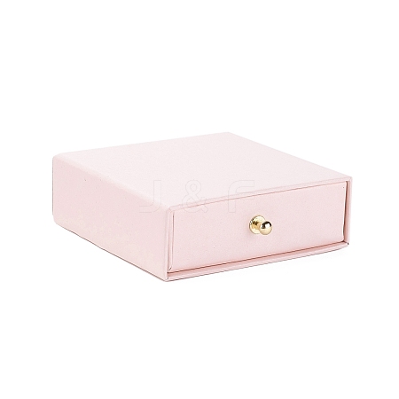 Square Paper Drawer Jewelry Set Box LS-CON-C011-03A-05-1