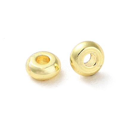 Rack Plating Brass Spacer Beads KKB-I709-02A-G-1