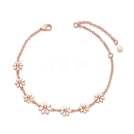 SHEGRACE Brass Link Bracelets JB538B-1