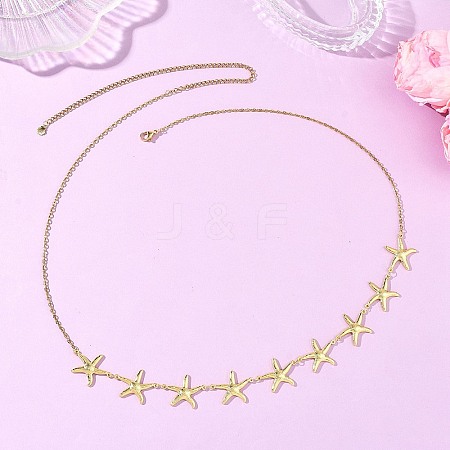 Ocean 304 Stainless Steel Link Waist Chains for Women NJEW-C00041-01-1