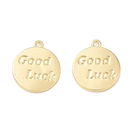 Brass Pendants KK-C259-11G-1