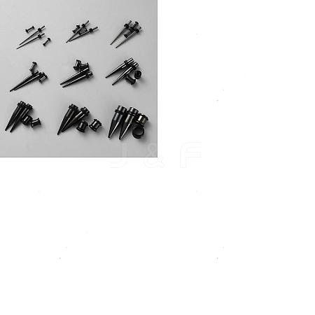 Beebeecraft 1Set 304 Stainless Steel Ear Plugs Gauges EJEW-BBC0001-70C-1