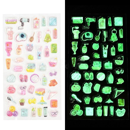 Epoxy Resin 3D Puffy Stickers DIY-G122-01B-1
