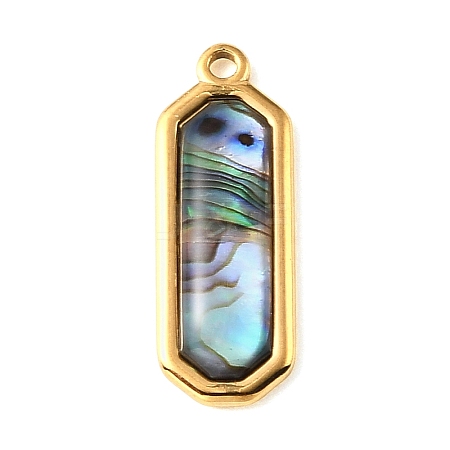 Paua Shell Pendants SSHEL-B145-01A-G-1