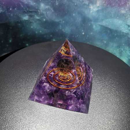 Orgonite Pyramid Resin Energy Generators PW-WGF220D-01-1