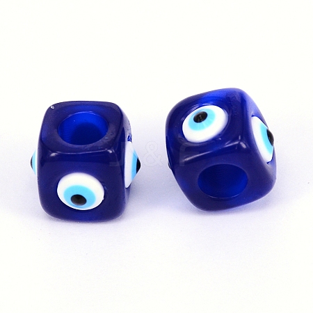 Resin European Beads RESI-WH0008-39-1