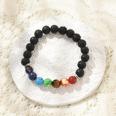 Yoga Chakra Jewelry BJEW-K142-A-1