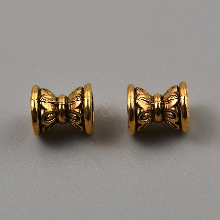 Tibetan Style Alloy Bead Caps FIND-WH0291-09A-AG-1